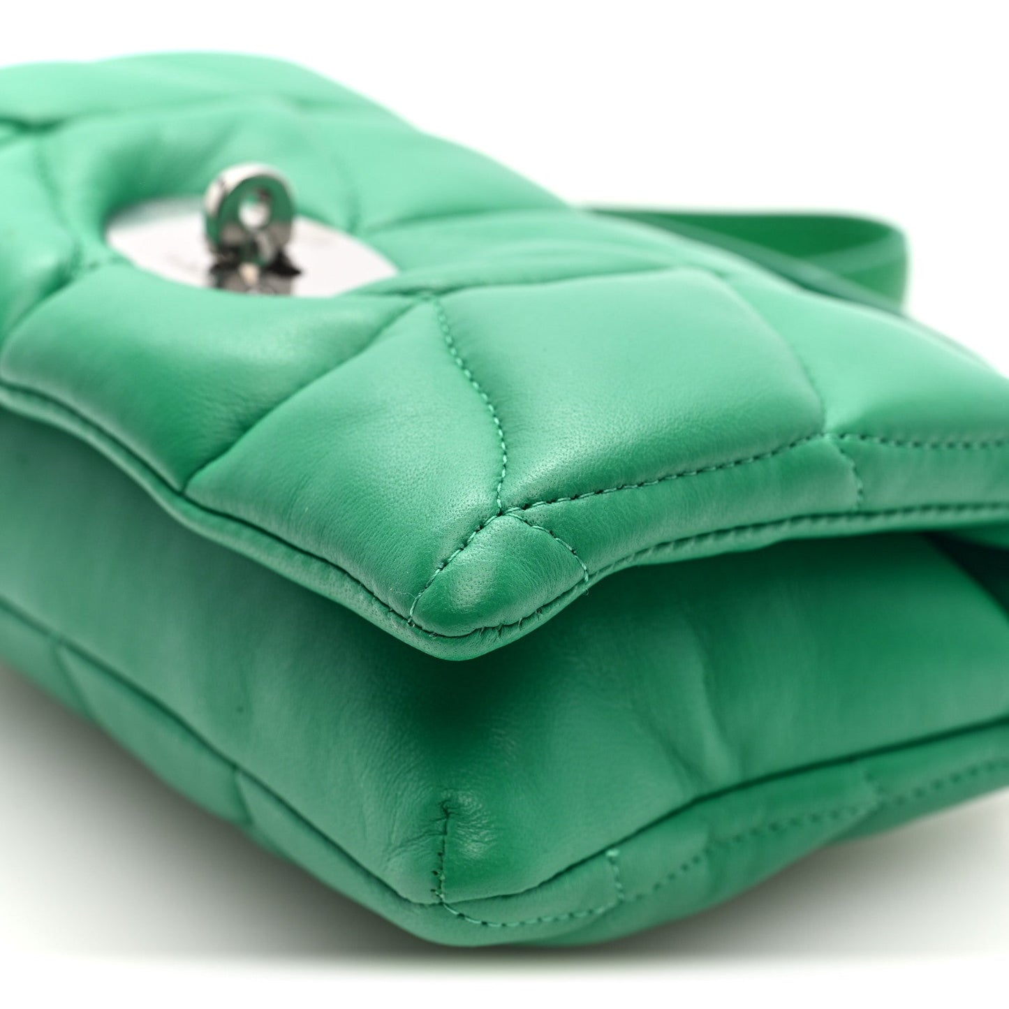 Nappa Pillow Quilted Tiny Softie Bag Lawn Green