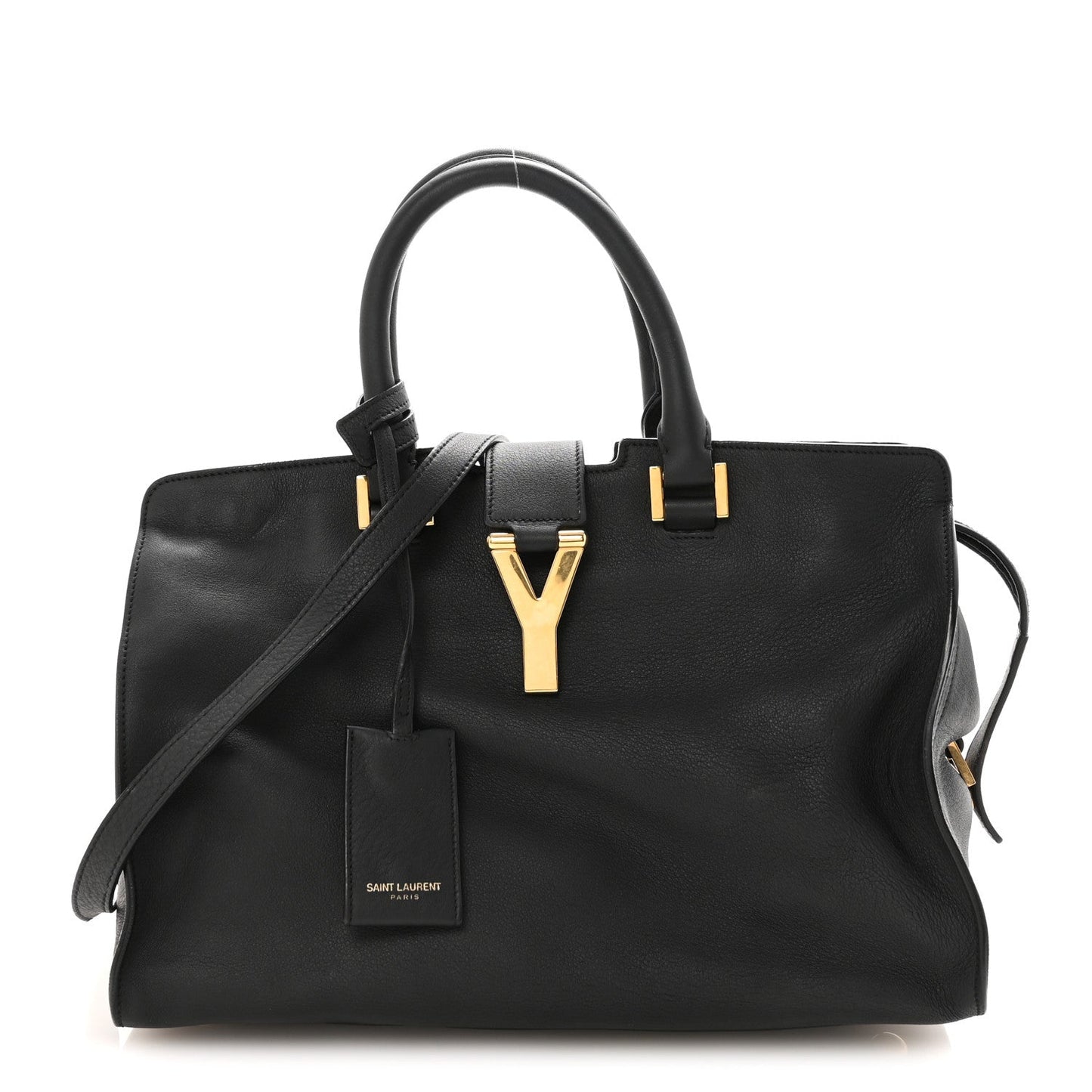 Calfskin Small Classic Y Cabas Black