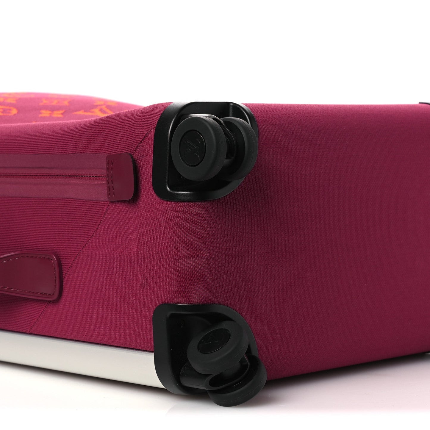 Knit Monogram Horizon Soft 55 Suitcase Fuchsia