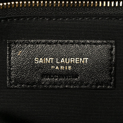 Grained Lambskin Monogram Large Niki Chain Satchel Dark Cork