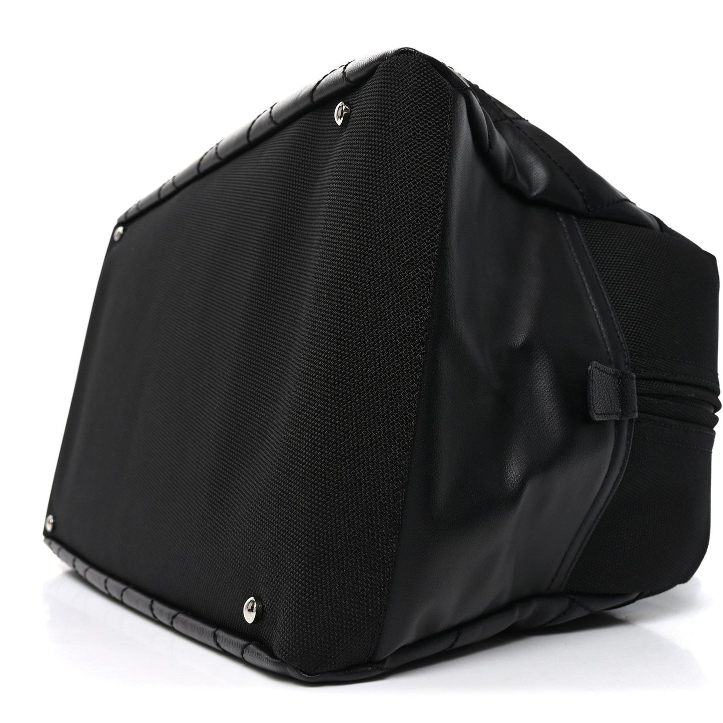 Coated Canvas Quilted Paris Biarritz Bowler Black