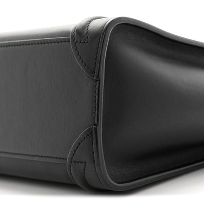 Smooth Calfskin Nano Luggage Black