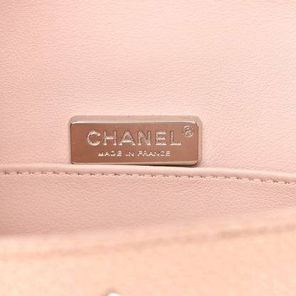 Galuchat Stingray Crystal Embellished 2.55 Reissue Mini Flap Light Pink