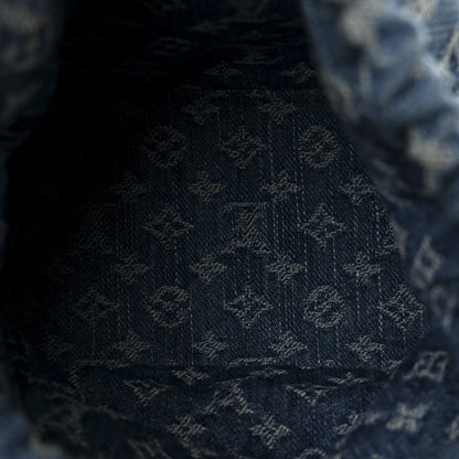 Monogram Denim Nano Noe Blue
