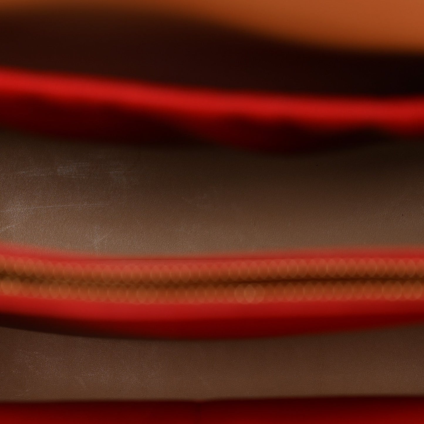 Monogram Calf Hair Spikes Iconoclasts Christian Louboutin Tote Red