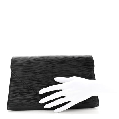 Epi Art Deco Clutch Black
