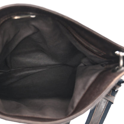 Nappa Intrecciato VN Crossbody Messenger Bag Brown