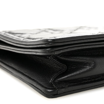 Lambskin Cannage Lady Dior Pouch Black
