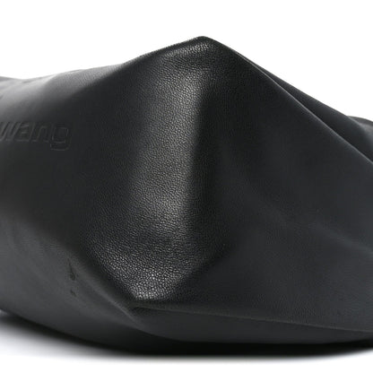 Lambskin Mini Scrunchie Bag Black