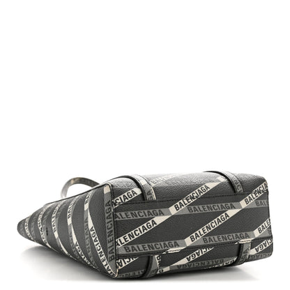Coated Canvas Losange Monogram XXS Tote Black Grey