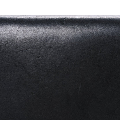 Calfskin Flap Crossbody Bag Black