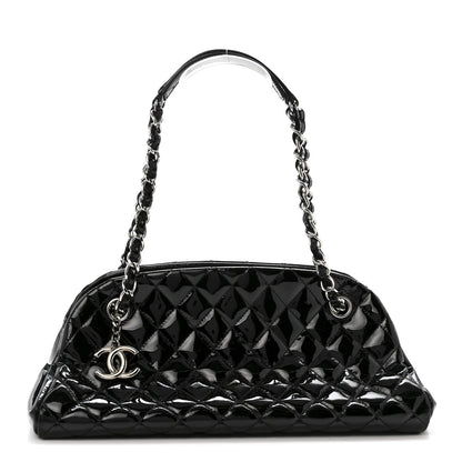 Patent Quilted Medium Just Mademoiselle Black