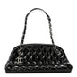 Patent Quilted Medium Just Mademoiselle Black