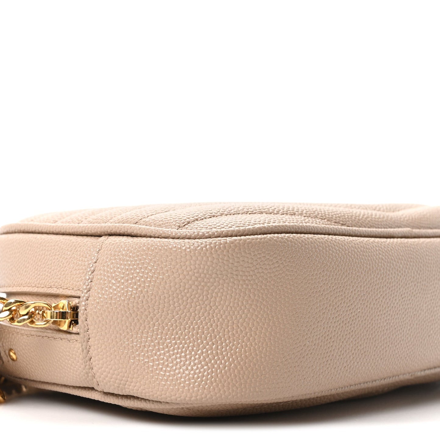 Grain De Poudre Matelasse Monogram Mini Lou Camera Bag Dark Beige