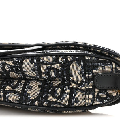 Oblique Mini Saddle Bag Blue