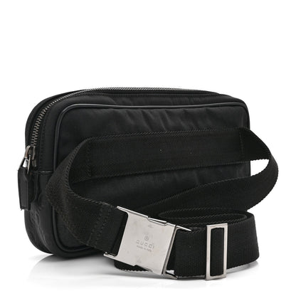 Guccissima Nylon Belt Bag  Black