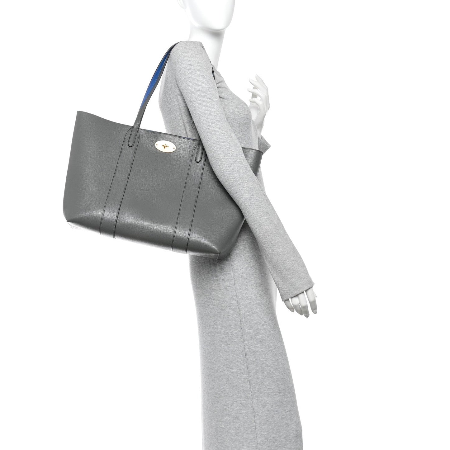 Small Classic Grain Bayswater Tote Charcoal