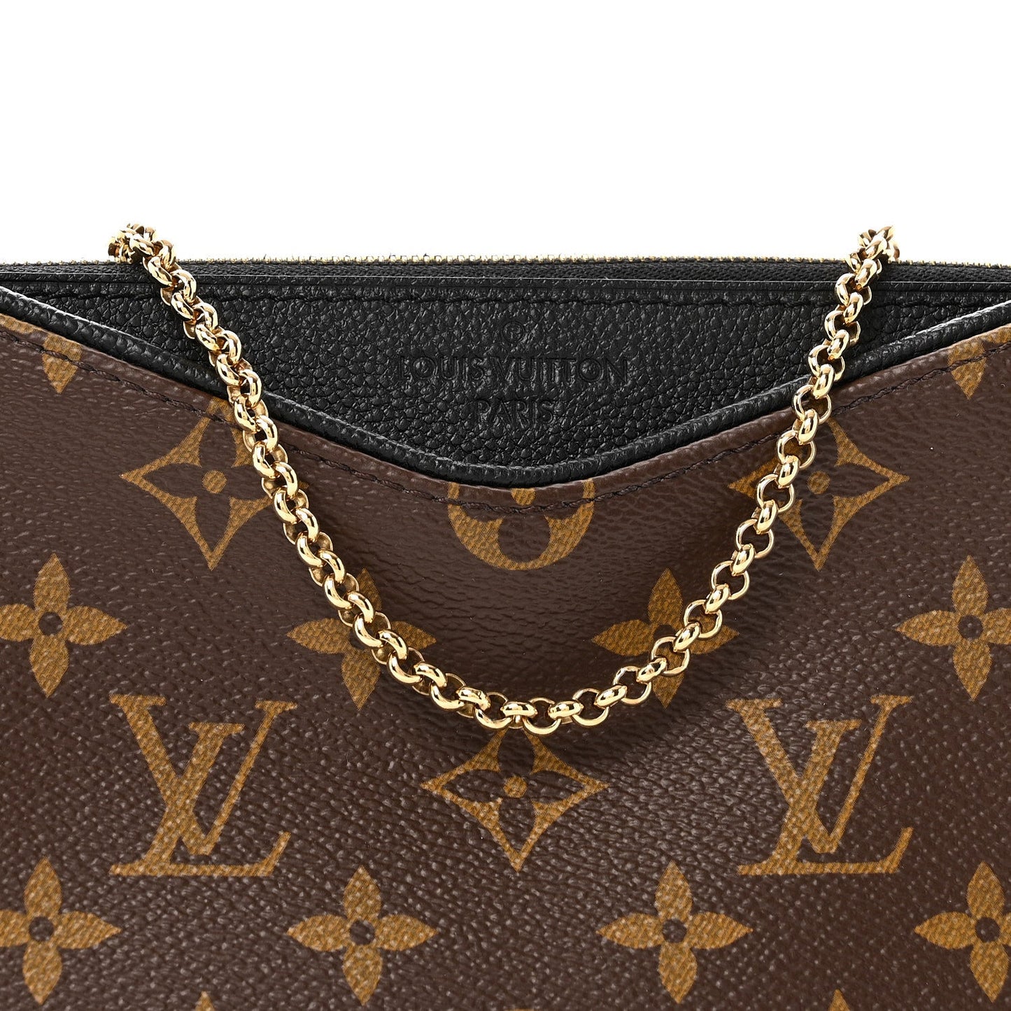 Monogram Pallas Clutch Black