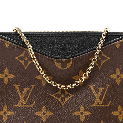 Monogram Pallas Clutch Black