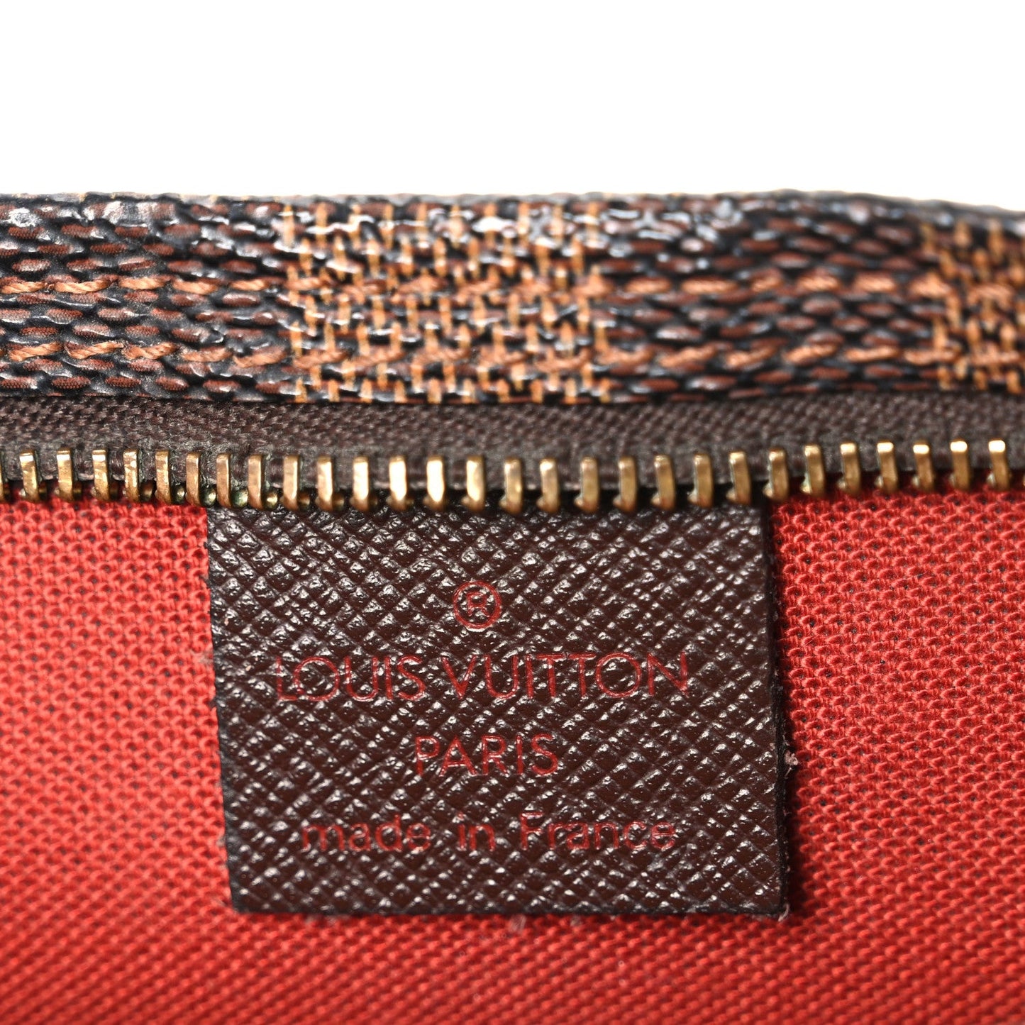 Damier Ebene Trousse Make Up Bag Pochette