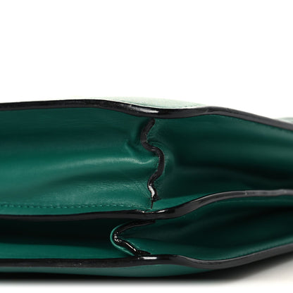 Calfskin Serpenti Forever Medium Shoulder Bag Emerald Green