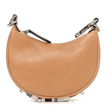 Vitello Grace Nano Fendigraphy Hobo Charm Miele Scuro