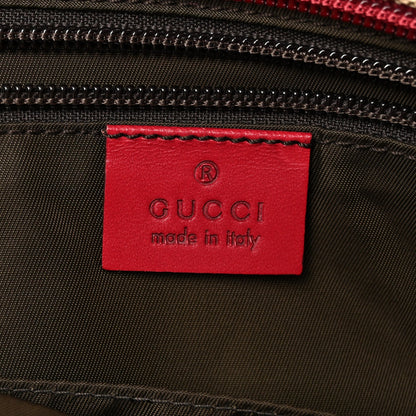Monogram Web Large Diaper Tote Red