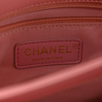 Lambskin Quilted Small Citizen Chic Flap Pink