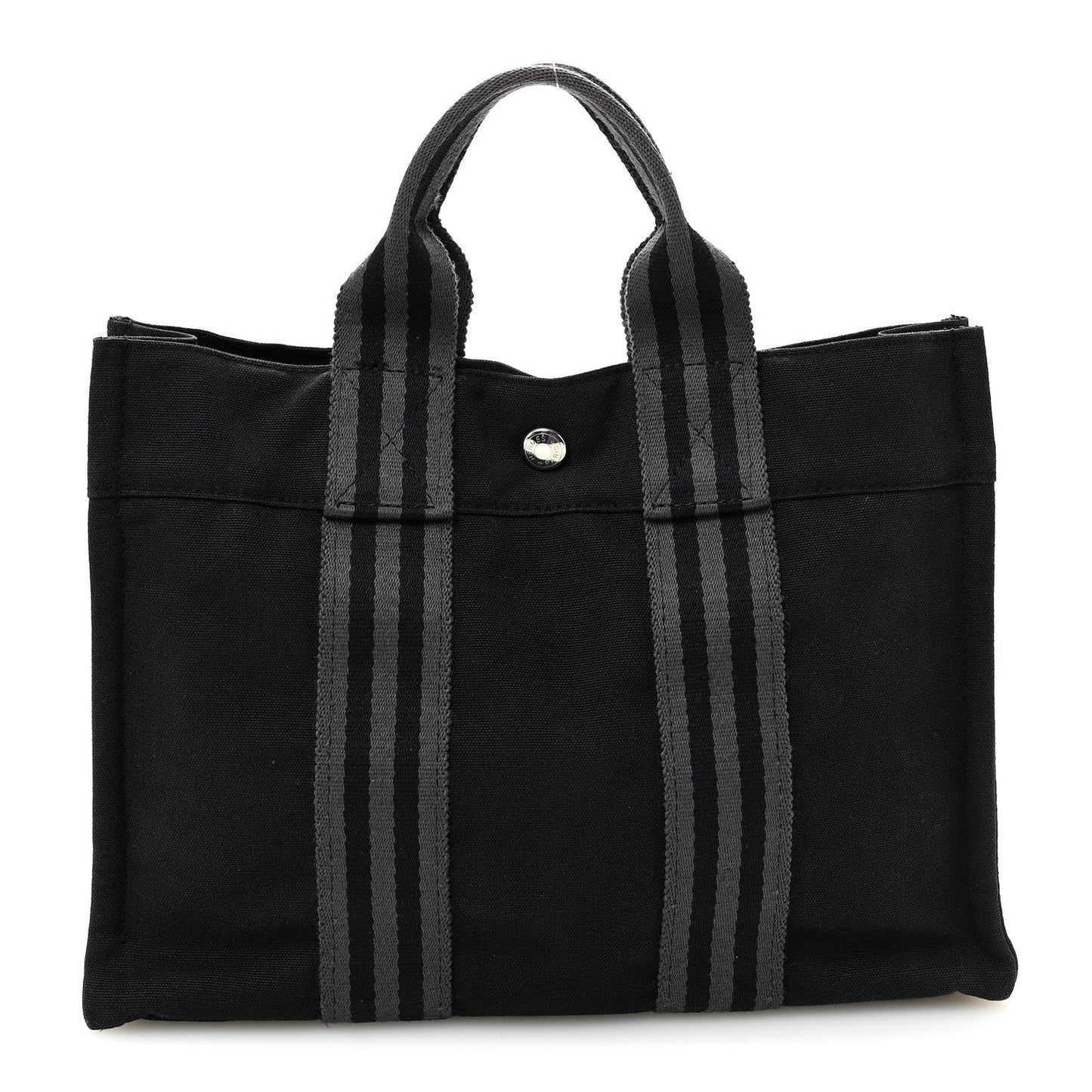 Canvas Herline PM Tote Black