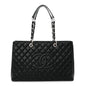 Caviar Quilted XL Grand Shopping Tote GST Black