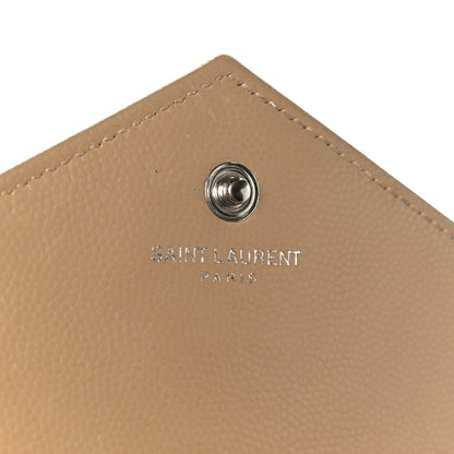 Grain De Poudre Matelasse Chevron Monogram Chain Wallet Taupe