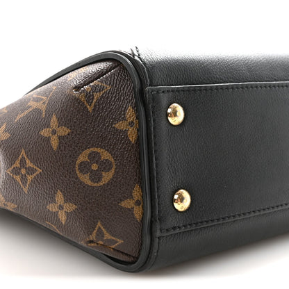 Calfskin Monogram Kimono Tote PM Black