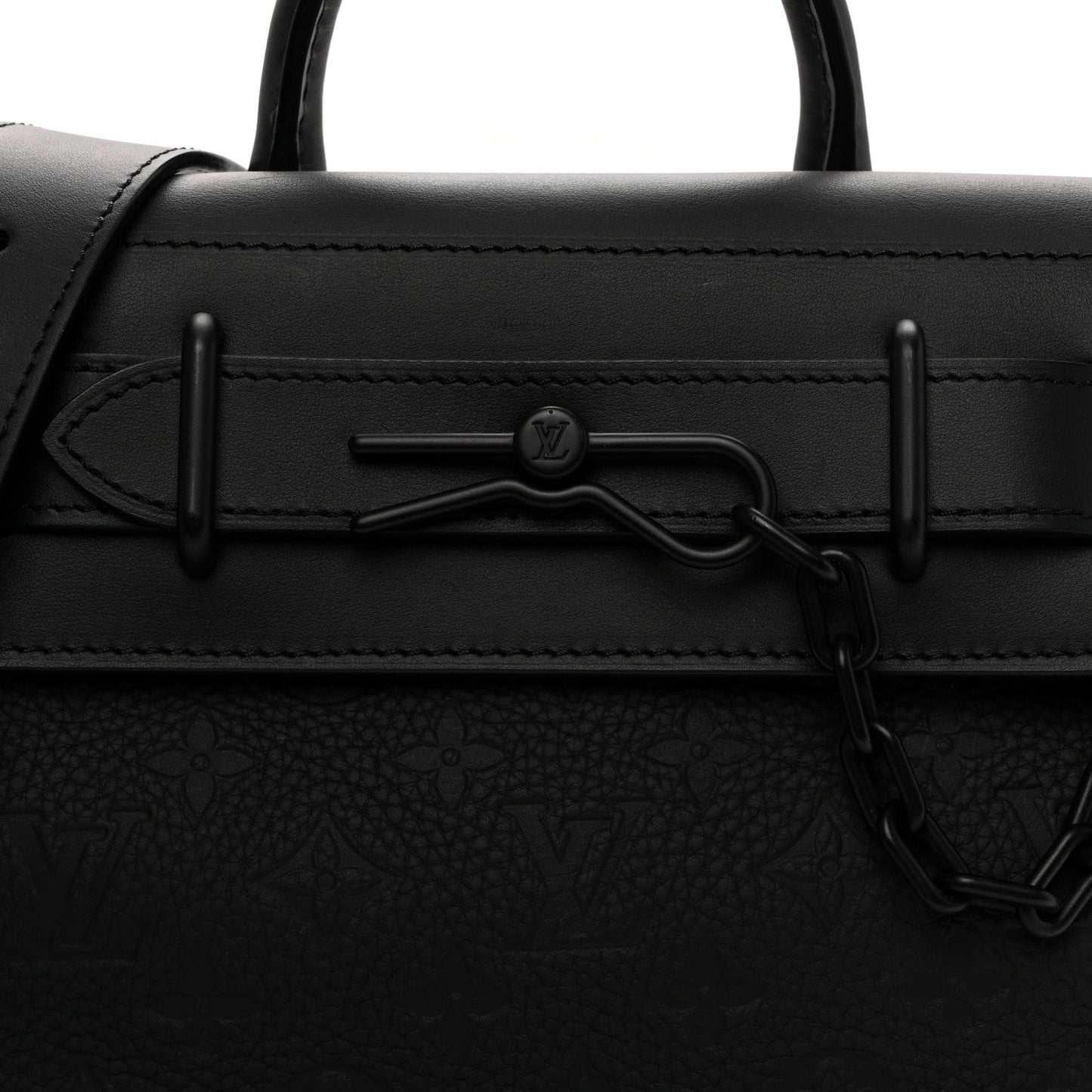 Taurillon Monogram Steamer PM NM Black