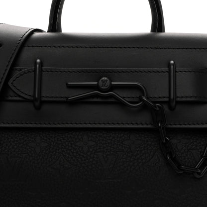 Taurillon Monogram Steamer PM NM Black