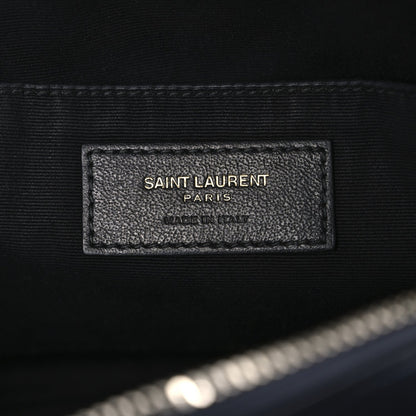 Calfskin Matelasse Monogram Lou Camera Bag Deep Marine