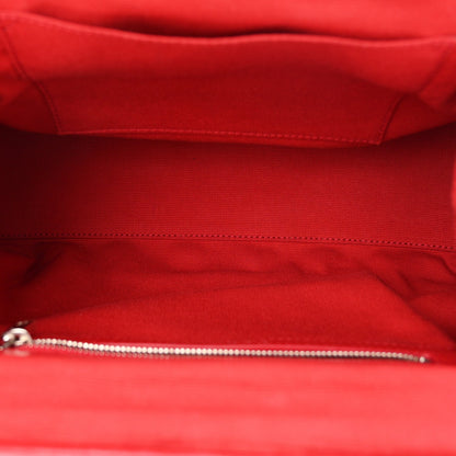Calfskin Quilted Leather Stam Bag Red