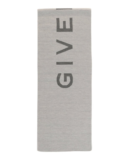 Givenchy Unisex-Adult Reversible Logo Wool Scarf