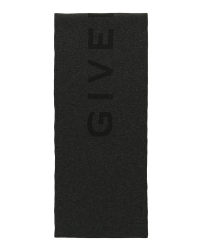 Givenchy Unisex-Adult 4G Logo Reversible Wool Scarf