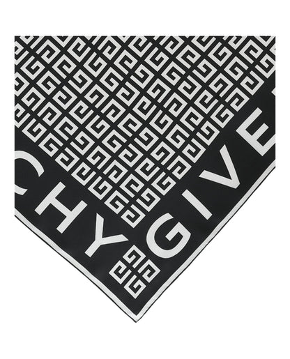 Givenchy Womens 4G Print Silk Scarf