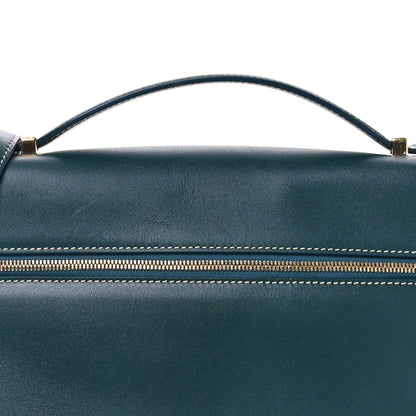 Smooth Calfskin Extra Bag L27 New Petrolio