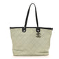 Grained Calfskin Shopping Fever Tote Green