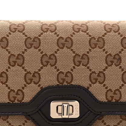 GG Monogram Small Luce Shoulder Bag Beige Ebony