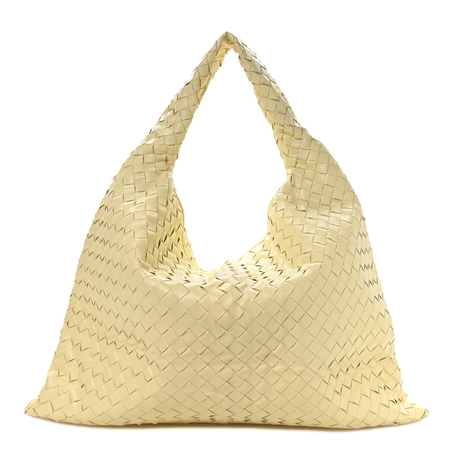 Calfskin Intrecciato Large Hop Camomile