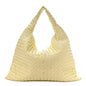 Calfskin Intrecciato Large Hop Camomile