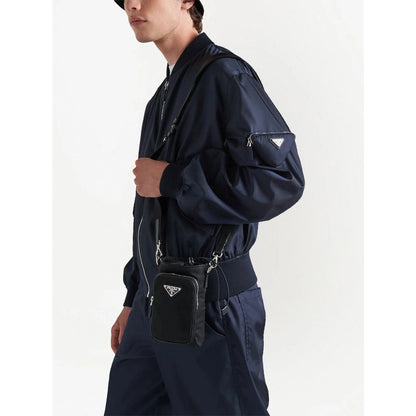 Prada Black Messenger Bags Men