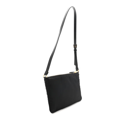 Re-Nylon Saffiano Raso Shoulder Bag Black