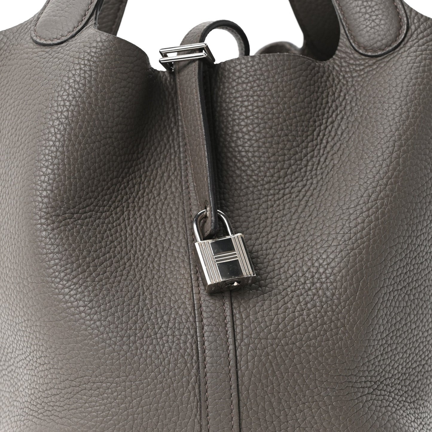 Taurillon Clemence Picotin Lock 22 MM Gris Asphalte