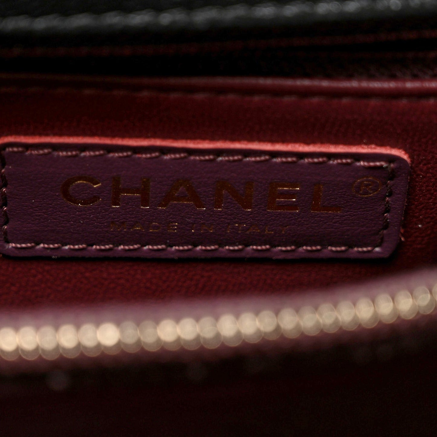 Caviar Quilted Small Coco Handle Flap Black