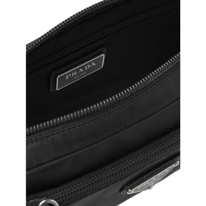 Prada Black Belt Bags Men