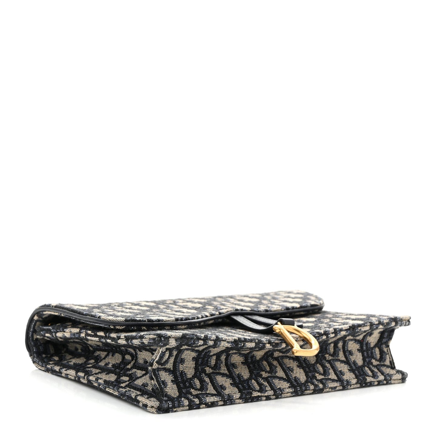 Oblique Saddle Chain Pouch Blue